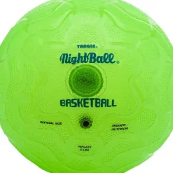 Tangle Nightball Glow in the Dark Light Up Basketball Green