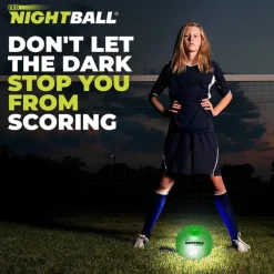 Online Tangle Nightball Glow in the Dark Light Up Soccer Ball Green