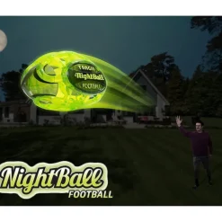 Discount Tangle Nightball Glow in the Dark Light Up Matrix Football Blue/Green