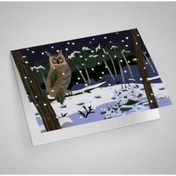 Clearance Legacy Bound Owl in Snow Blank Card