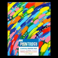 Best Ooly Paintology Canvas Paper Pad - 15 Sheets
