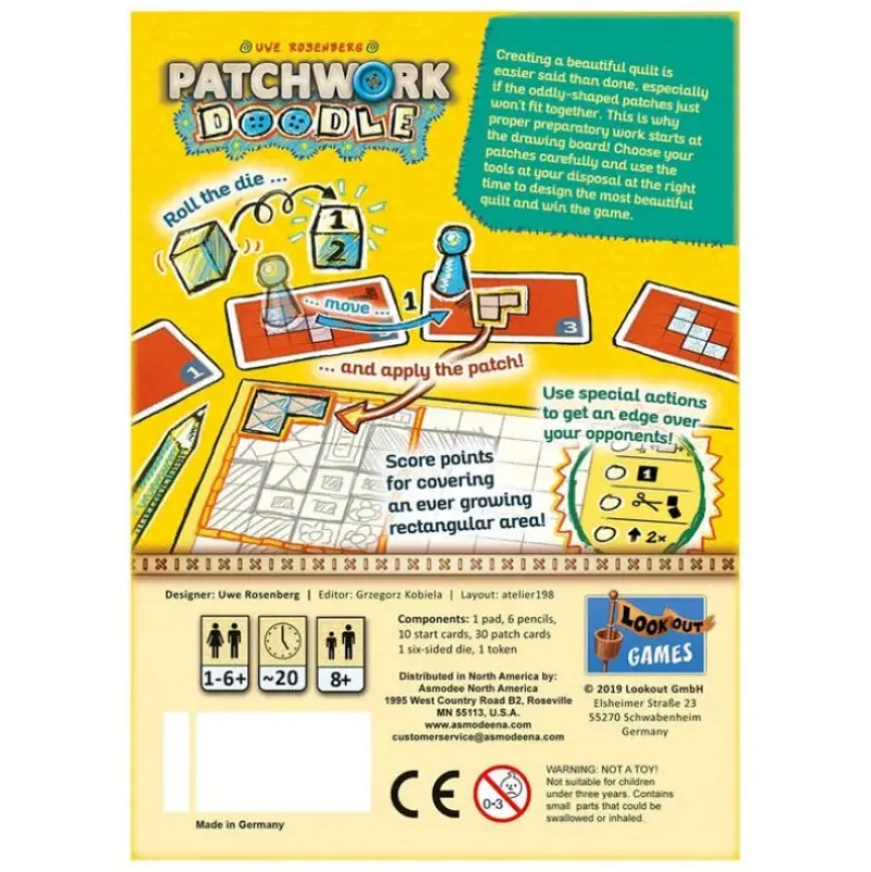 Asmodee Patchwork Doodle