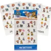 New 4 Seasons Paw Patrol 96 Piece 4 Sheet Tattoo Set