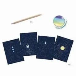 Outlet DJECO Petit Gifts - Scratch Cards - Cosmic Mission