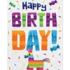 Online Peaceable Kingdom Piñata Glitter Birthday Card Glitter Text