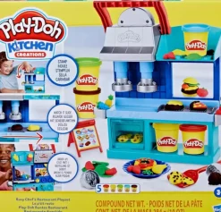 Online Hasbro Play-Doh Kitchen Creations Busy Chef's Restaurant Playset
