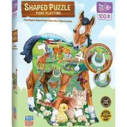 MasterPieces Pony Playtime - 100 Piece Shaped Puzzle