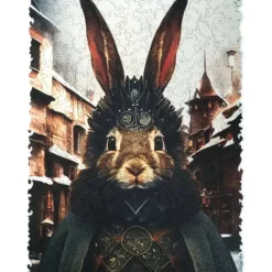 New Unidragon Pop-Art - Count Rabbit Wooden Puzzle - 250 Pieces