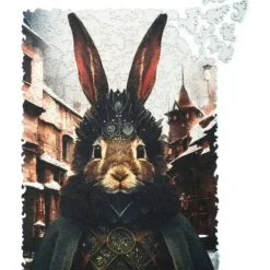 New Unidragon Pop-Art - Count Rabbit Wooden Puzzle - 250 Pieces
