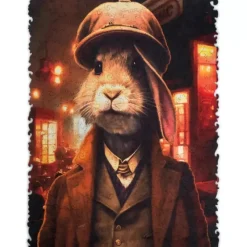 New Unidragon Pop-Art - Thomas Rabbit Wooden Puzzle - 250 Pieces