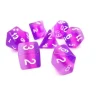 Hot Legacy Dice Purple Power - 7 Dice Set with Bag