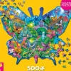 Discount Ceaco Puzzle Shapes - Butterfly - 500 Piece Puzzle