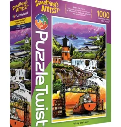Hot Maynards Puzzle Twist - Along The Lake - 1,000 Piece Puzzle