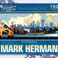 Discount Maynards Puzzle Twist - Minneapolis Skyline - 750 Piece Puzzle