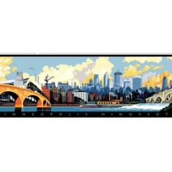 Discount Maynards Puzzle Twist - Minneapolis Skyline - 750 Piece Puzzle