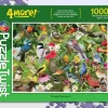 Discount Maynards Puzzle Twist - Winged Wonders - 1,000 Piece Puzzle