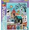 New Maynards Puzzle Twist - Winter City - 500 Piece Puzzle