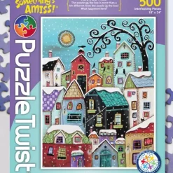New Maynards Puzzle Twist - Winter City - 500 Piece Puzzle