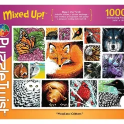 Discount Maynards Puzzle Twist - Woodland Critters - 1,000 Piece Puzzle
