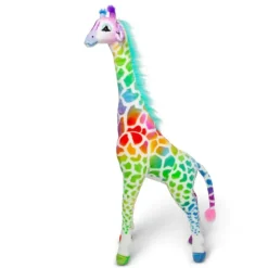 Sale Melissa u0026 Doug Rainbow Giraffe - Lifelike Animal Giant Plush