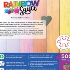 MasterPieces Rainbow Sauce - Welcoming All - 500pc Puzzle