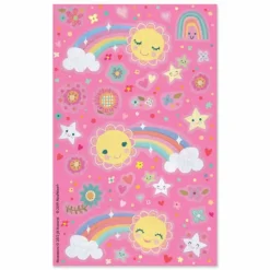 Outlet Peaceable Kingdom Rainbow With Stickers Card
