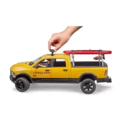 Online Bruder RAM 2500 Power Wagon Lifeguard w/ Figure, Stand-up Paddle and Light + Sound Module