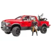 Discount Bruder RAM 2500 Power Wagon with Scrambler Ducati Desert Sled