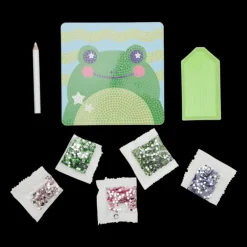 Outlet Ooly Razzle Dazzle DIY Gem Art Kit: Funny Frog