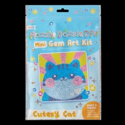 Clearance Ooly Razzle Dazzle DIY Gem Art Kit: Cutesy Cat