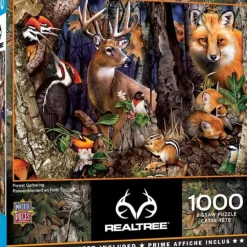 New MasterPieces Realtree - Forest Gathering - 1000 Piece Puzzle