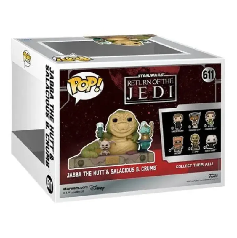 Discount Funko Return of the Jedi: 40th Anniversary - Jabba and Salacious Crumb Deluxe Pop! Vinyl Figure