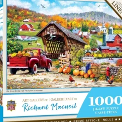 Online MasterPieces Richard Macneil Art Gallery - Old Creek Bridge - 1000 Piece Puzzle