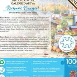 Online MasterPieces Richard Macneil Art Gallery - Old Creek Bridge - 1000 Piece Puzzle
