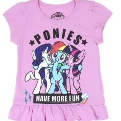 New Childrens Apparel RMLA Girls Blush 4-6X Foil Screen T-Shirt