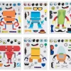 Discount The Toy Network Robot Character Sticker Set - 12 Pieces