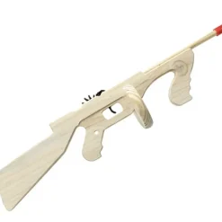 Hot Parris Toys Rubber Band Gun Tommy Gun 29" Long Solid Wood 12 Shot