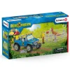 Hot Schleich Off-road Vehicle with Dino Outpost