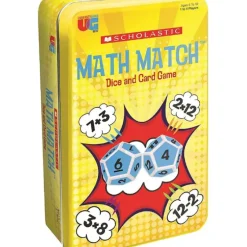 Hot University Games Scholastic Math Match Tin