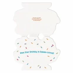 Discount Peaceable Kingdom Scratch & Sniff Birthday Card - Banana Split