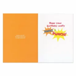 New Peaceable Kingdom Scratch & Sniff Birthday Card - Fruit Punch Cake
