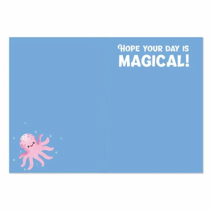 Sale Peaceable Kingdom Sea Horse/Unicorn Glitter Birthday Card