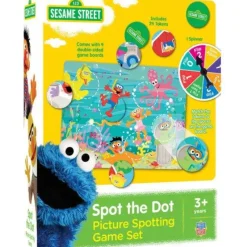 Hot MasterPieces Sesame Street - Spot the Dot Picture Spotting Game Set