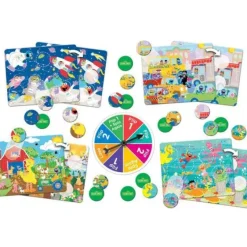 Hot MasterPieces Sesame Street - Spot the Dot Picture Spotting Game Set