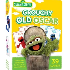 MasterPieces Sesame Street Grouchy Old Oscar Card Game