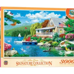 Clearance MasterPieces Signature - Lakeside Memories - 3000 Piece Puzzle