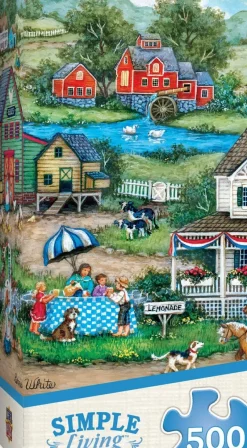 Discount MasterPieces Simple Living - 500 Piece Puzzle Assortment