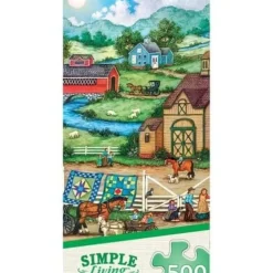 Discount MasterPieces Simple Living - 500 Piece Puzzle Assortment