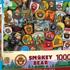 Best MasterPieces Smokey Bear - Patches - 1000 Piece Puzzle