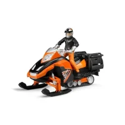 Outlet Bruder Snowmobile with Driver and Accessories